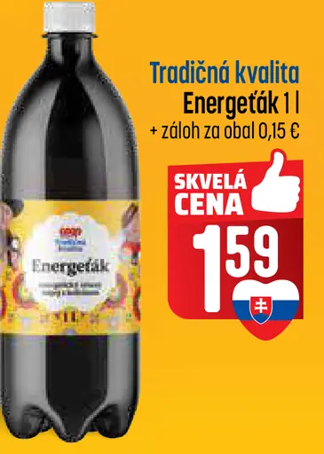 Energetik energetický nápoj