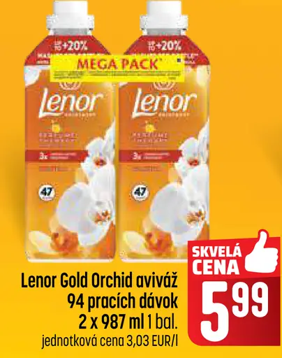 Lenor Gold Orchid aviváž