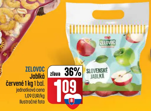 Zelovoc Jablká červené