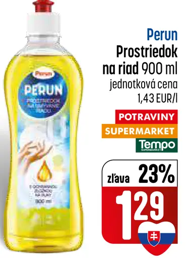 Perun Prostriedok na riad