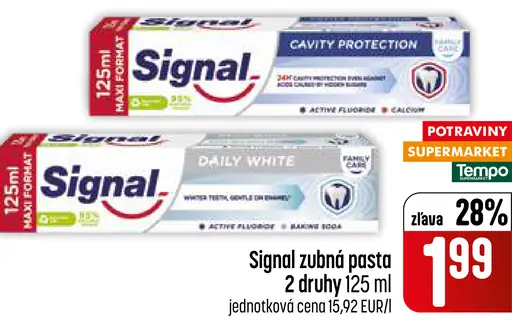 Signal zubná pasta