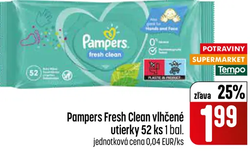 Pampers Vlhčené utierky Fresh Clean