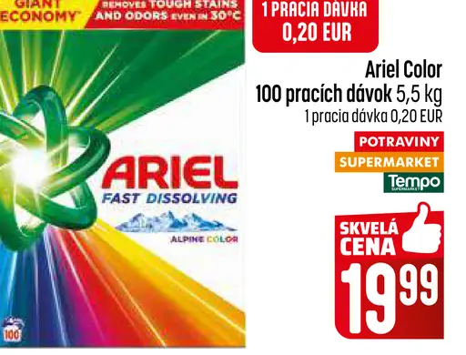 Ariel Color prací prášok