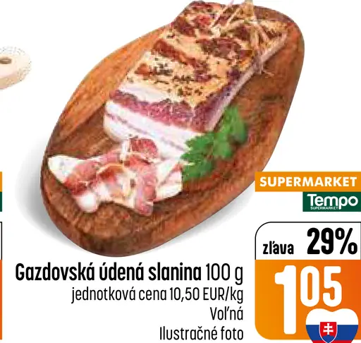 Gazdovská údená slanina