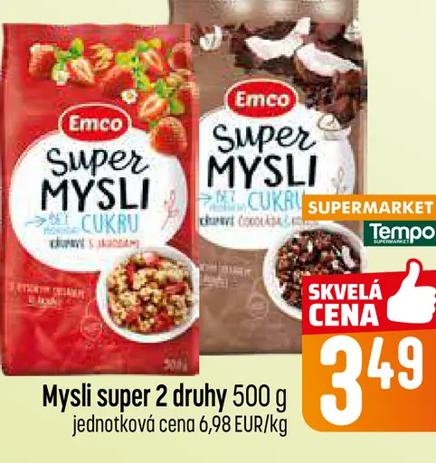 Emco Mysli Super 2 druhy