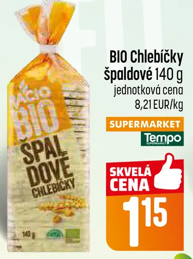 Košík BIO chlebíčky špaldové