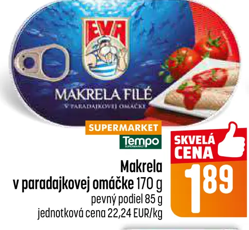 Eva Makrela v paradajkovej omáčke