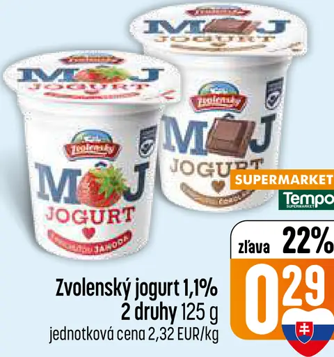 Zvolenský jogurt 1,1%