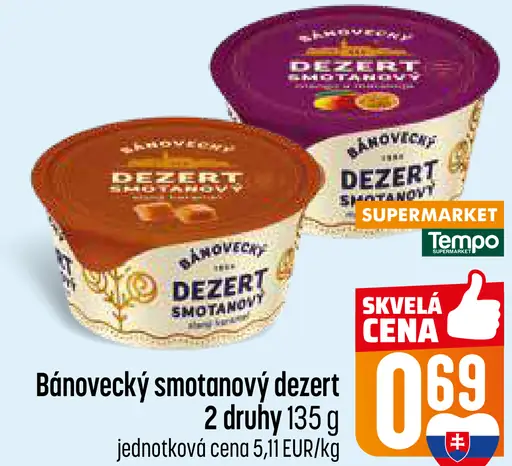 Bánovecký smotanový dezert