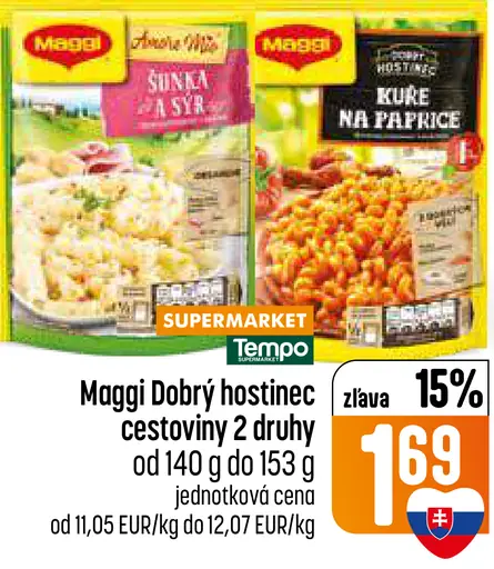 Maggi Dobrý hostinec cestoviny hotové jedlo
