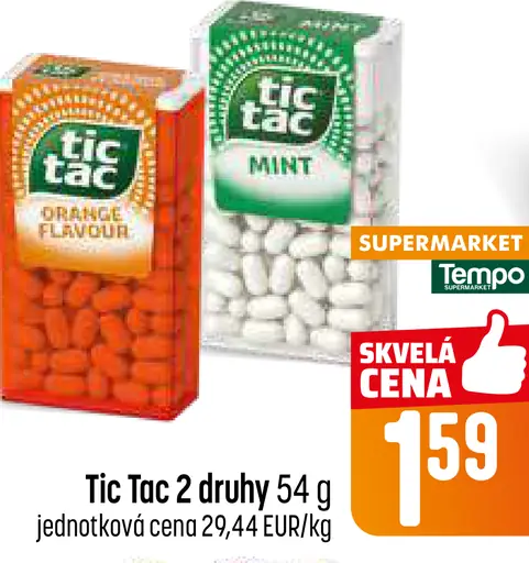 Tic Tac Orange Flavour