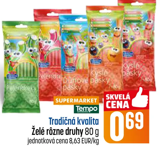 Tradičná kvalita želé rôzne druhy