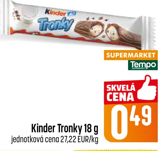 Kinder Tronky tyčinka