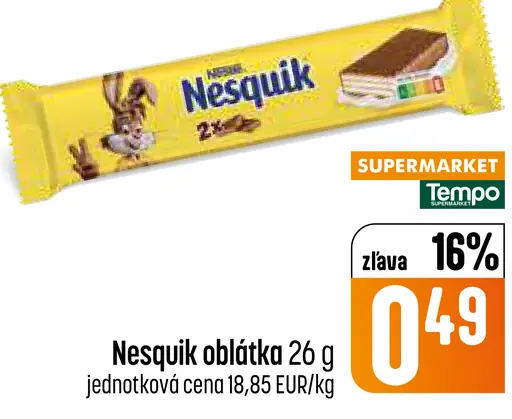 Nestlé Nesquik oblátka