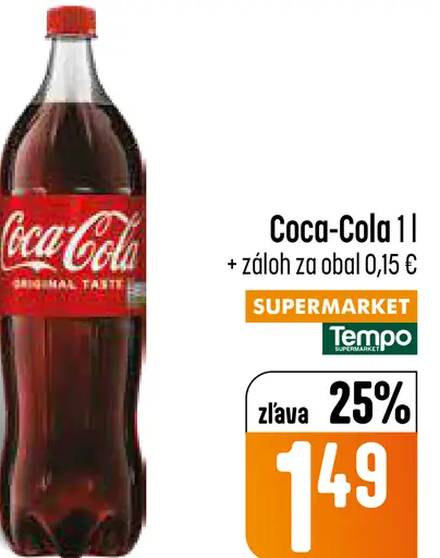 Coca-Cola kolový nápoj