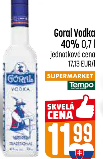 Goral Master vodka 40%