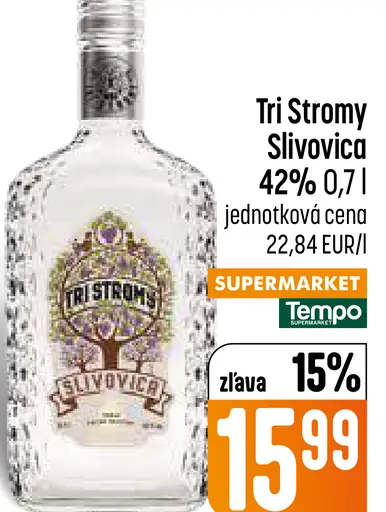 Tri Stromy Slivovica 42%