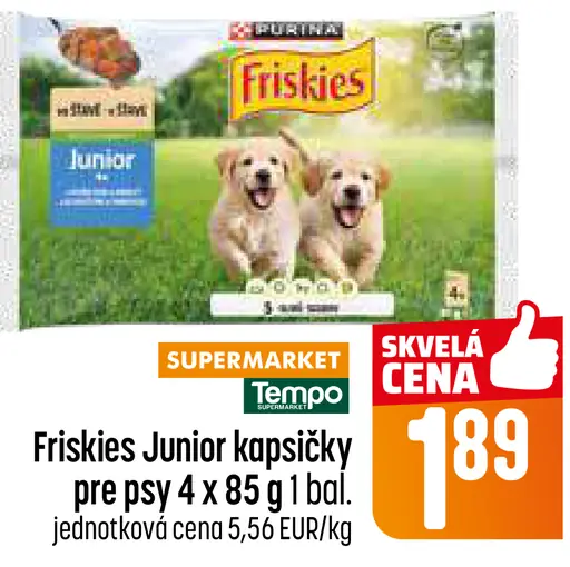 Friskies Junior kapsičky pre psy