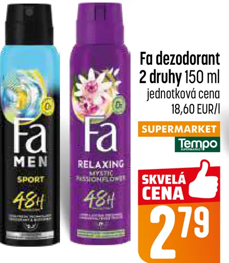 Fa deodorant