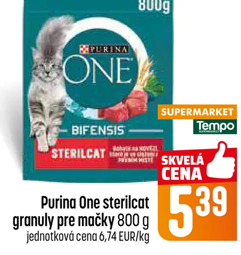 Purina One Sterilcat granuly pre mačky