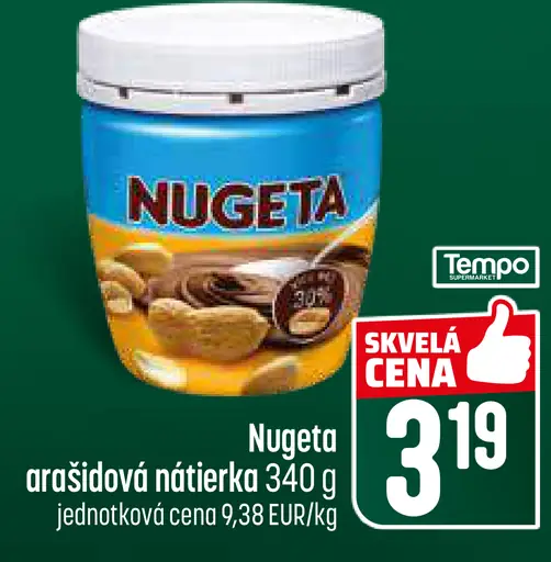 Nugeta Arašidová nátierka