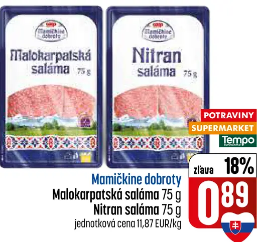 Mamičkine dobroty Malokarpatská saláma