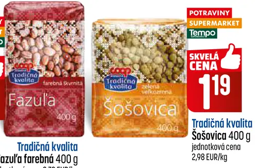 Coop tradičná kvalita šošovica