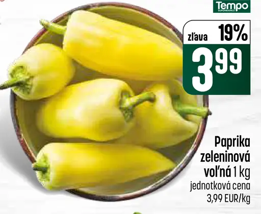 Paprika zeleninová