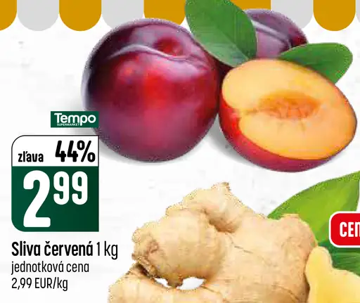 Slivka červená