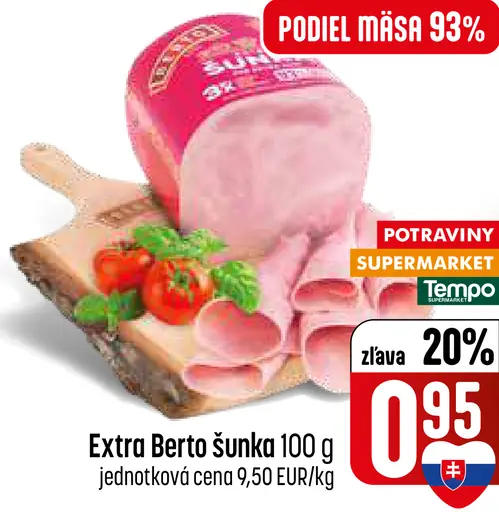 Extra Berto šunka