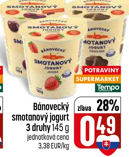 Bánovecký smotanový jogurt