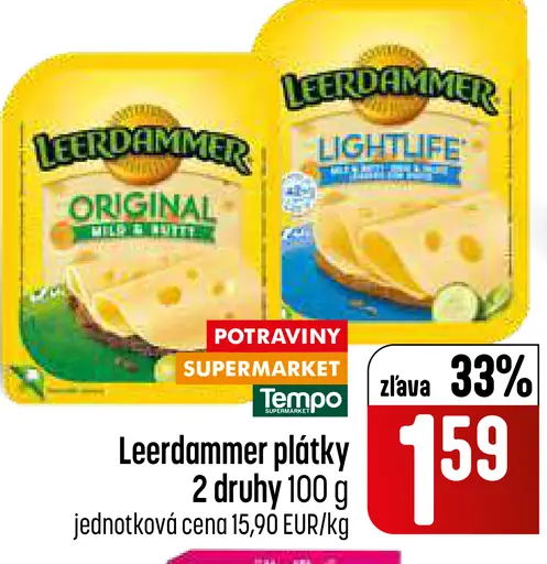 Leerdammer plátky