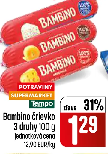 Bambino črievko