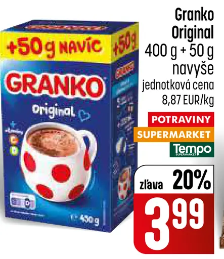 Granko Original kakaový nápoj