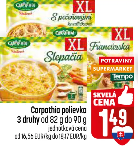 Carpathia instantná polievka