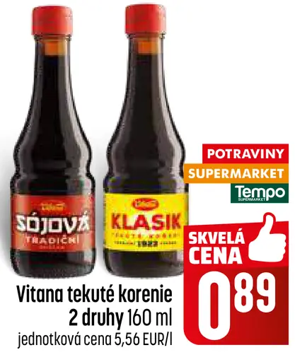 Vitana tekuté korenie Sójová omáčka