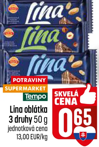 Lina oblátka 3 druhy