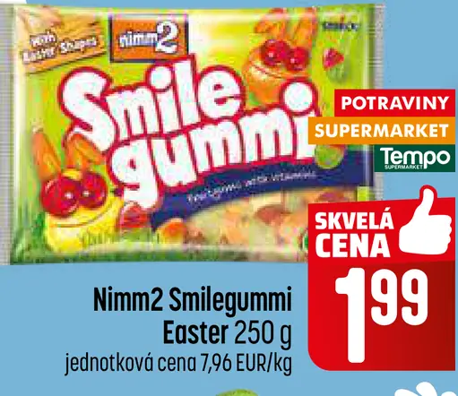 Nimm2 Smilegummi Easter cukriky