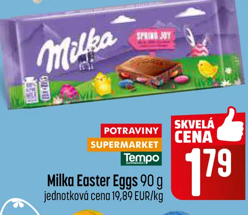 Milka Easter Eggs čokoládové vajíčka