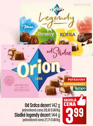 Orion Od srdca dezert