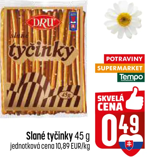 Dru slané tyčinky
