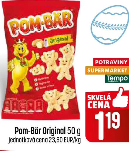 Pom-Bär Original zemiakové snacky