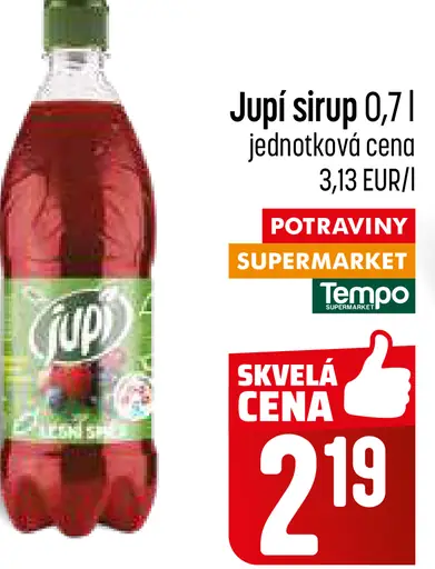 Jupi sirup limonádový