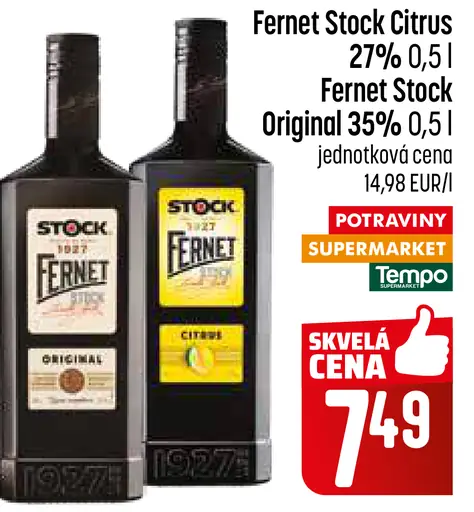 Fernet Stock citrus 27 %