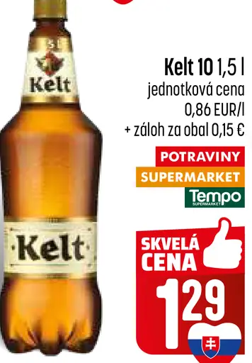 Kelt pivo 10 fľaša