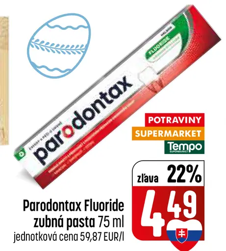 Parodontax Fluoride zubná pasta