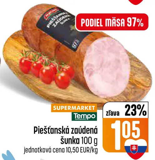 Piešťanská údená šunka