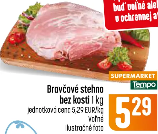 Tauris bravčové stehno bez kosti balené