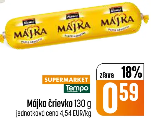 Májka paštéta v črievku