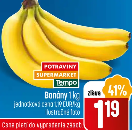 Banány čerstvé